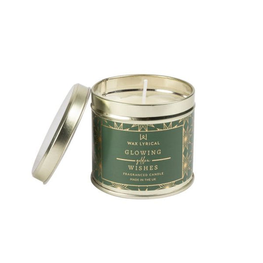 CANDLE TIN - GLOWING GOLDEN WISHES