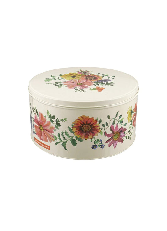 Garden Flowers Round Cake Tin - Medium
