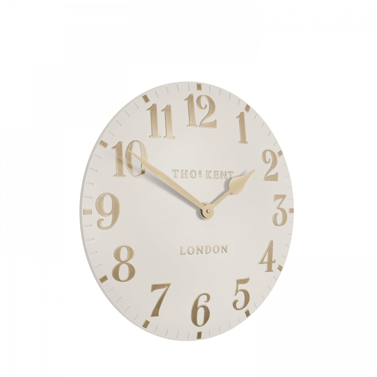 12'' Arabic Wall Clock Oatmeal - RUTHERFORD & Co