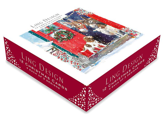 Christmas Card Pack PACK/WINTER ON THE FARM