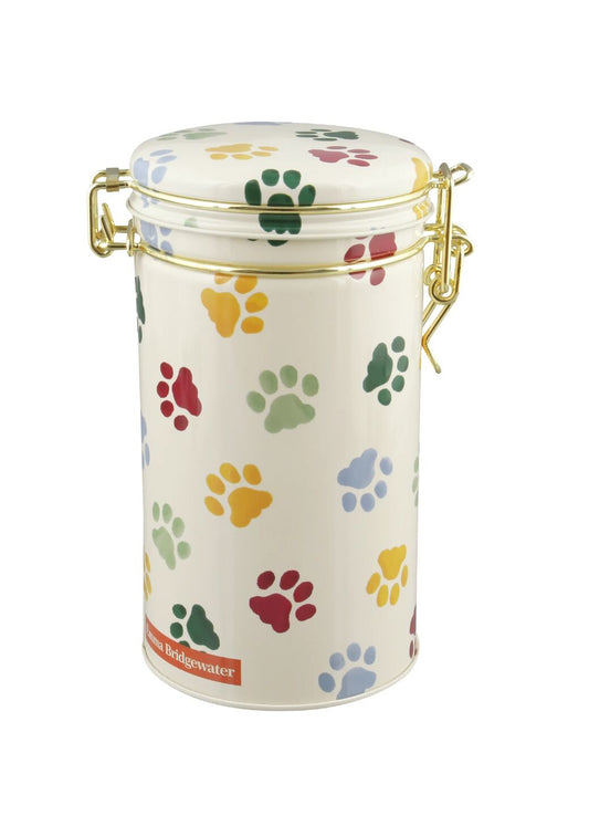 Polka Paws Small Clip Lid Tin