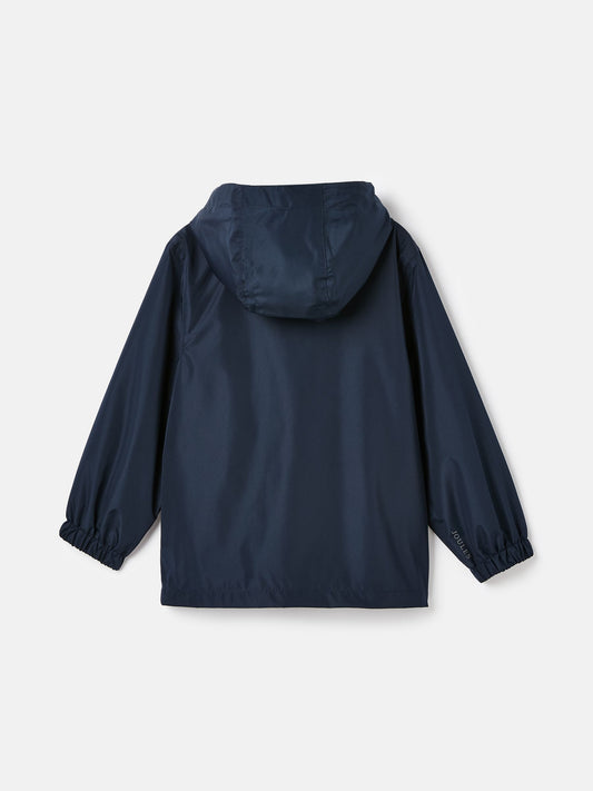 Rainwell Navy Blue Waterproof Packable Raincoat