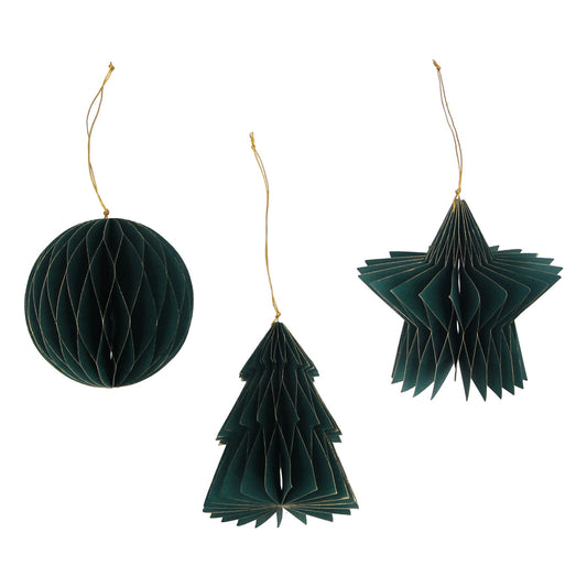 Green Ball, Star & Tree