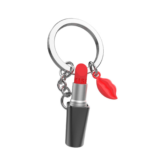 Lipstick with Red Lips Charm
