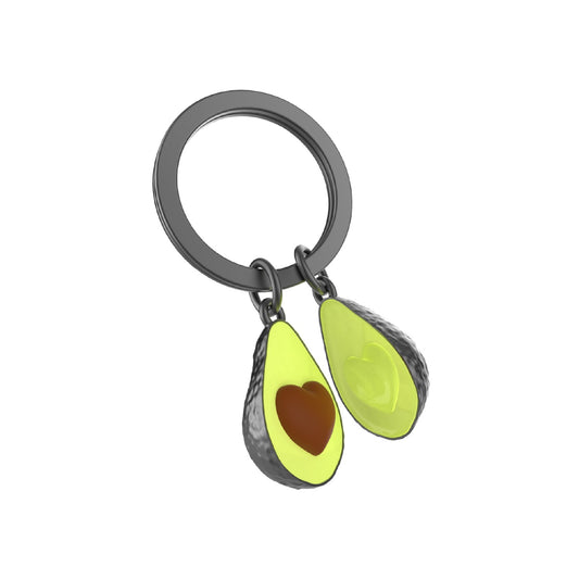 Green Avocado with Heart Seed
