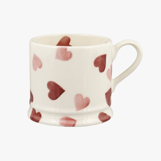 Pink Hearts Small Mug