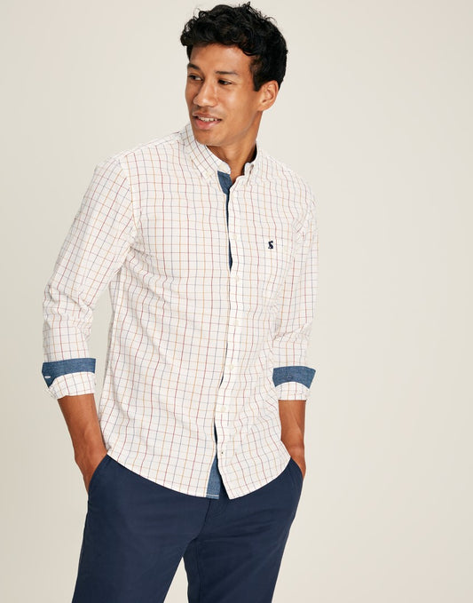 Abbott Long Sleeve Classic Fit Poplin Shirt
