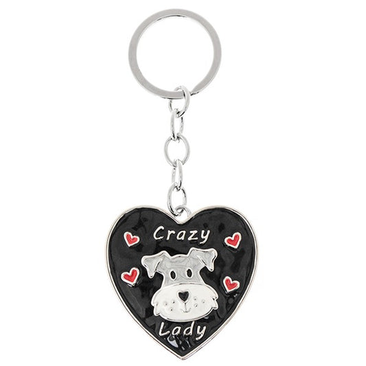 Pooch Keyring Crazy Dog Lady