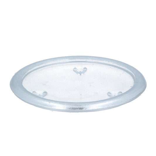 Glass Candle Stand - Silver