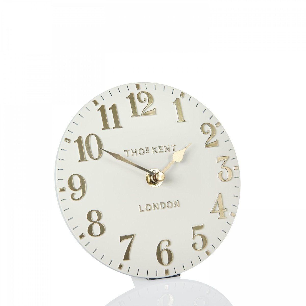 6'' Arabic Mantel Clock Oatmeal - RUTHERFORD & Co