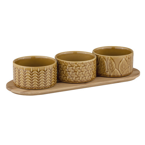 Heath Bowl & Tray Set of 4