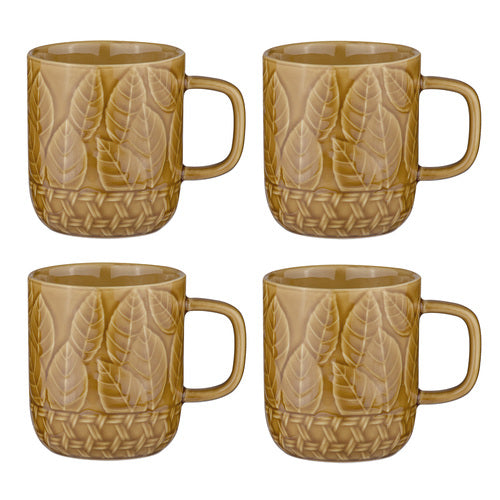 Heath Mugs - Set of 4 - Caramel