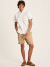 Oxford White Classic Fit Short Sleeve Shirt