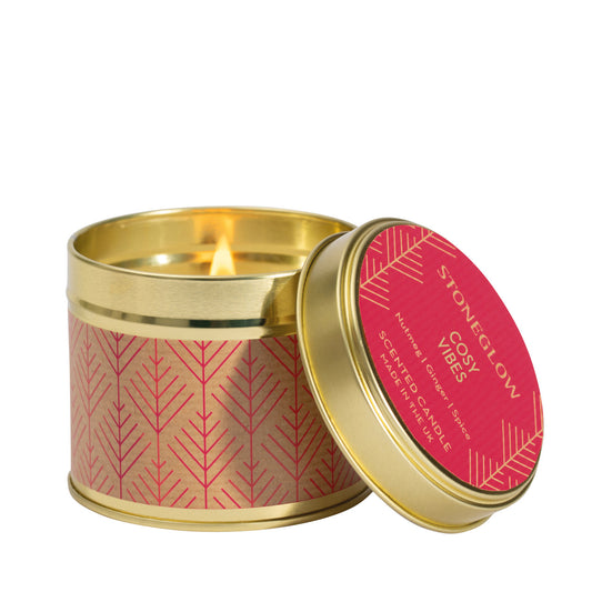 Cosy Vibes - Scented Candle Tin (soy wax)