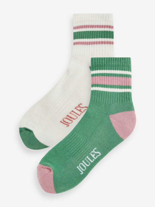 Volley Green/White Tennis Socks 2PK