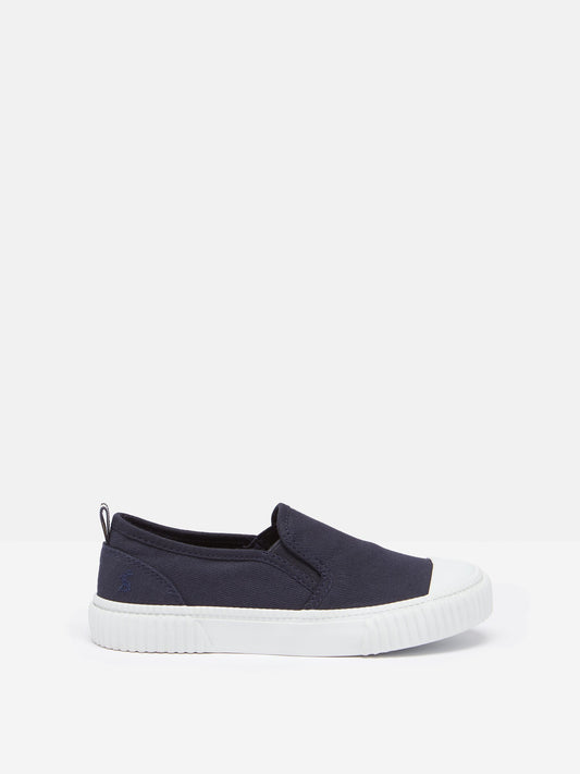 Peasy Blue Slip On Trainers