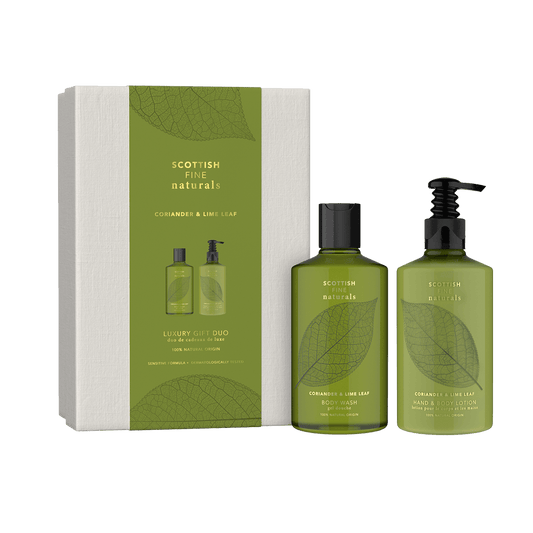 Luxury Gift Duo - Scottish Fine Naurals (300ml Body Wash & 300ml Hand & Body Lotion) - RUTHERFORD & Co