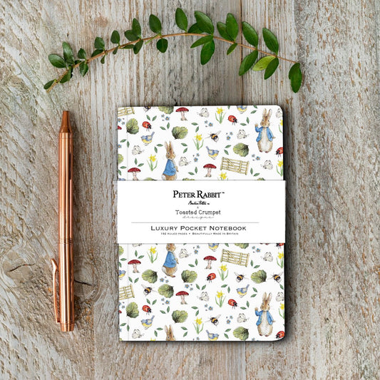 Peter Rabbit “Fresh Meadow Breeze” A6 Lined Pocket Notebook