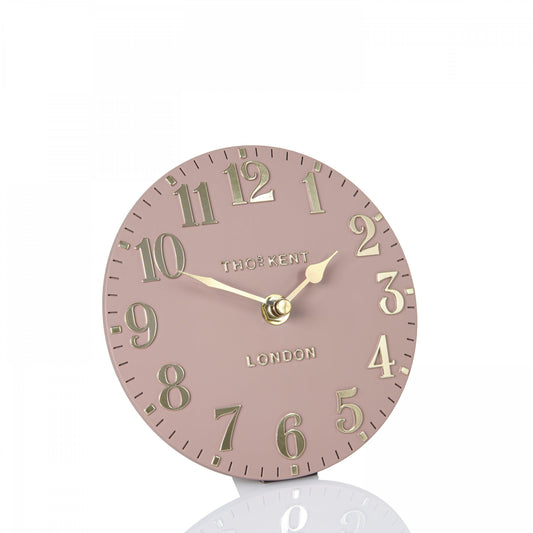 6'' Arabic Mantel Clock Blush Pink