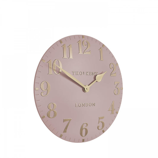 12'' Arabic Wall Clock Blush Pink