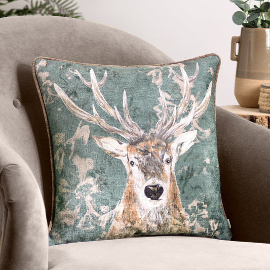 Avebury Stag Cushion Polyester Filled
