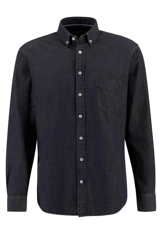 Denim Shirt, Button Down Long sleeve - RUTHERFORD & Co