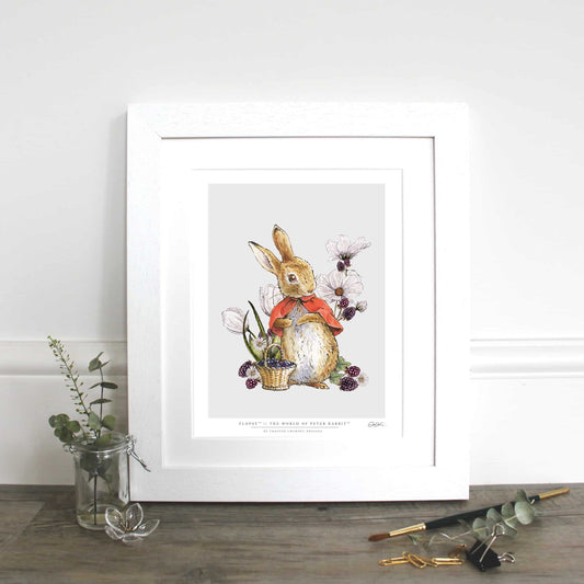 Flopsy 10×12″ Mounted Fine Art Print