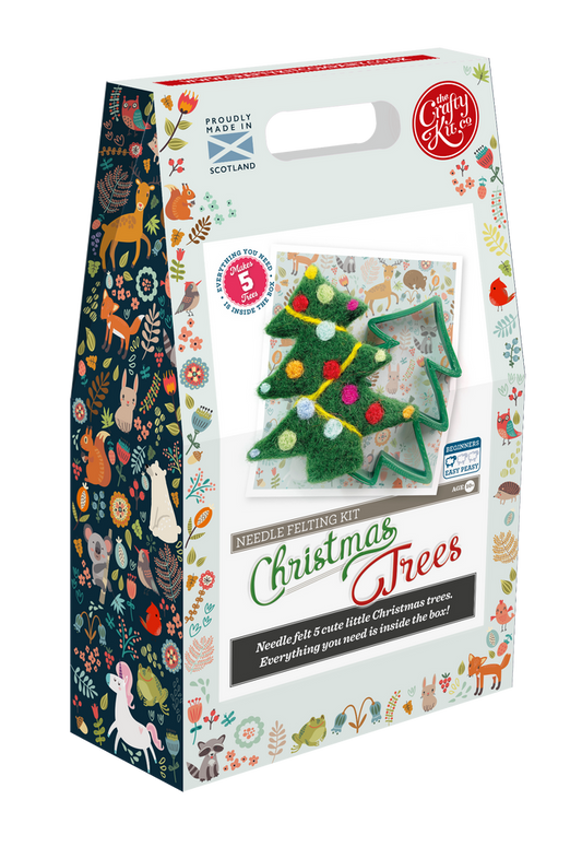 Christmas Trees Needle Felting Craft Kit