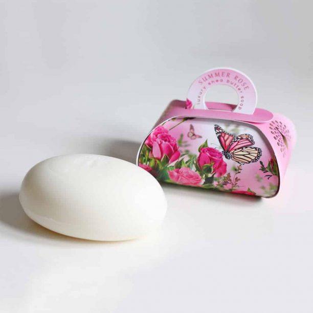 Summer Rose Gift Soap - 260g - RUTHERFORD & Co