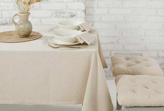 Primavera tablecloth linen (130x230cm) - RUTHERFORD & Co