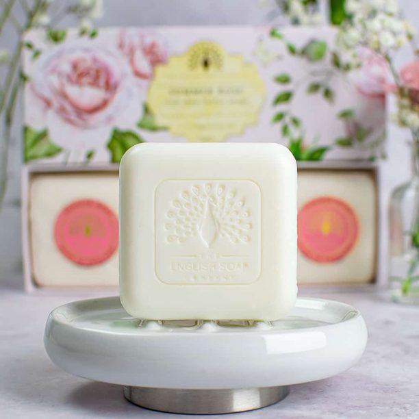 Summer Rose Triple Soap Gift Box - RUTHERFORD & Co