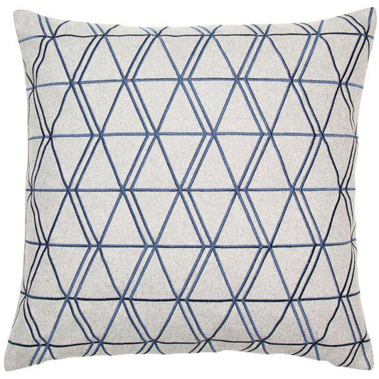 Malini Ludwig Navy Cushion - RUTHERFORD & Co
