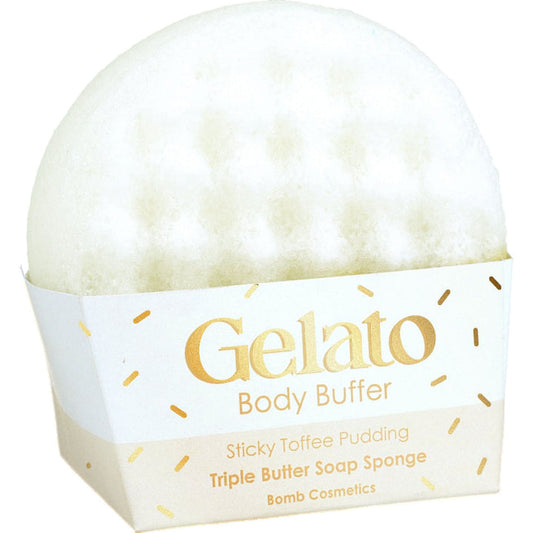Sticky Toffee Pudding Gelato Body Buffer Sponge