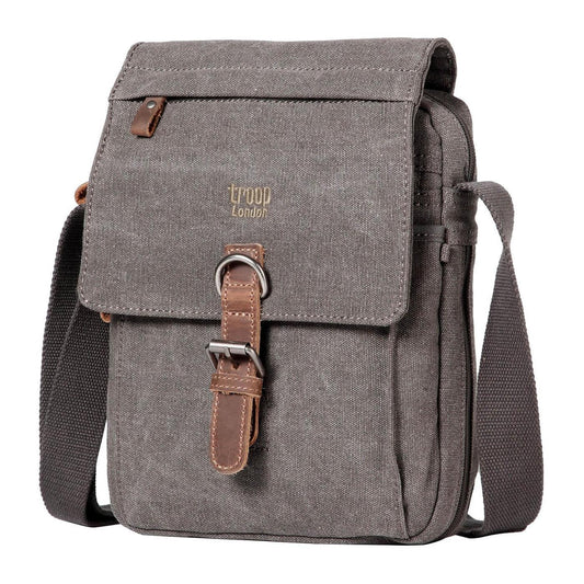 CLASSIC CANVAS ACROSS BODY BAG - TRP0211 - BLACK - RUTHERFORD & Co