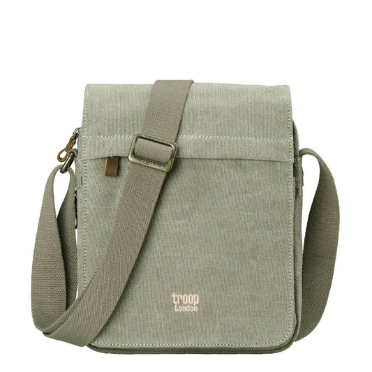 CLASSIC CANVAS ACROSS BODY BAG - TRP0242 - KHAKI - RUTHERFORD & Co