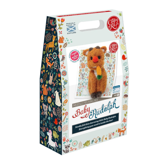 Baby Rudolph Needle Felting Craft Kit