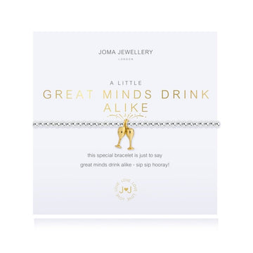 A Little 'Great Minds Drink Alike' Bracelet - RUTHERFORD & Co