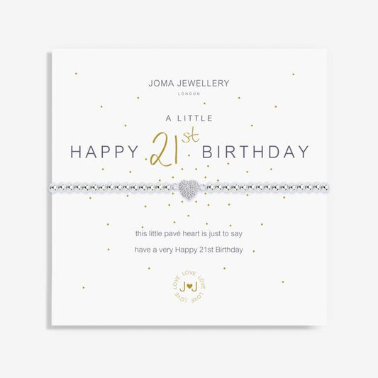 A Little 'Happy 21st Birthday' Bracelet - RUTHERFORD & Co
