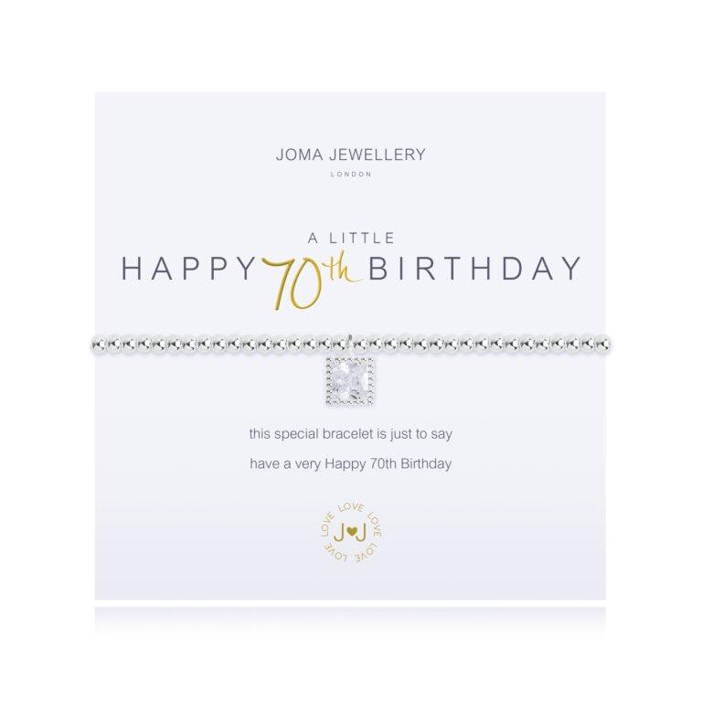 A Little 'Happy 70th Birthday' Bracelet - RUTHERFORD & Co