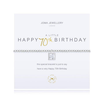 A Little 'Happy 70th Birthday' Bracelet - RUTHERFORD & Co