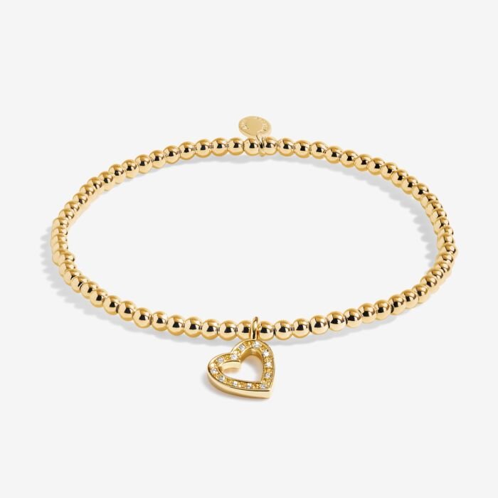 A Little 'Happy Birthday Beautiful' Bracelet in Gold Plating - RUTHERFORD & Co