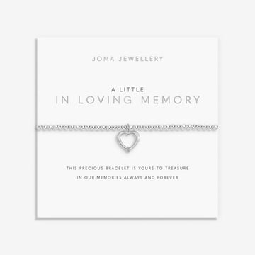A Little 'In Loving Memory' Bracelet in Silver Plating - RUTHERFORD & Co