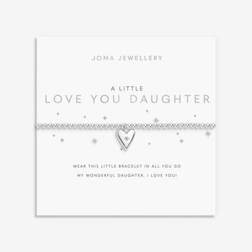 A Little 'Love You Daughter' Bracelet in Silver Plating - RUTHERFORD & Co