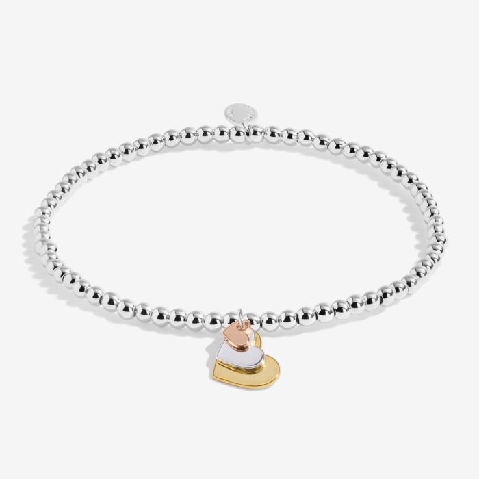 A Little 'Three Generations' Bracelet in Silver, Gold, and Rose Gold Plating - RUTHERFORD & Co