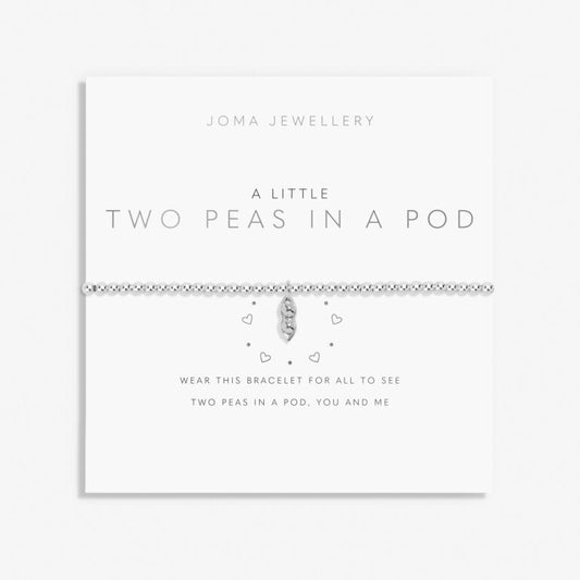 A Little 'Two Peas In A Pod' Bracelet In Silver Plating - RUTHERFORD & Co