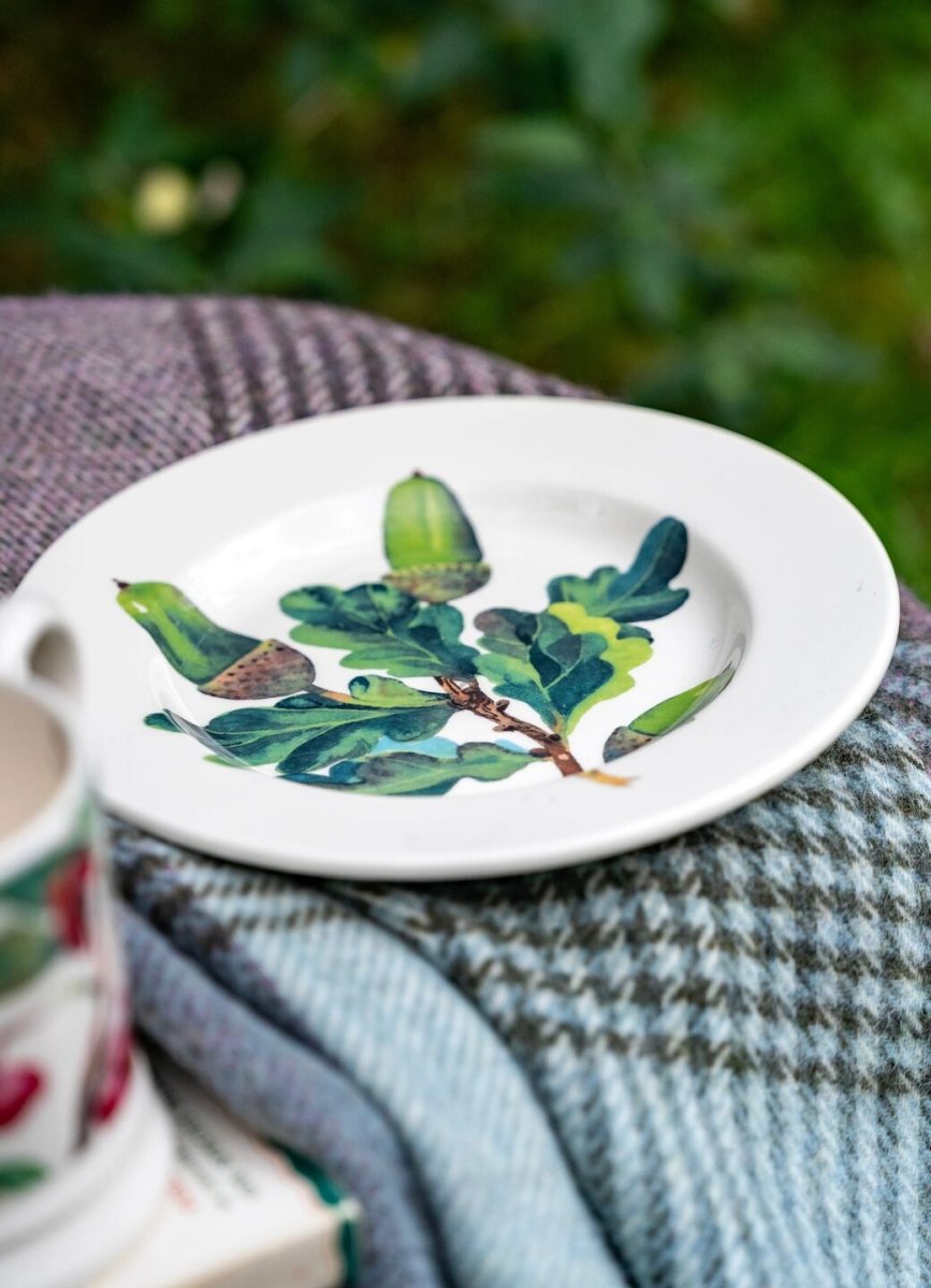 Acorns Medium Dinner Plate, 8.5 Inch - RUTHERFORD & Co