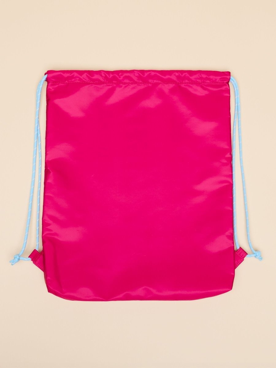 Adventurer Pink Dog Drawstring Bag - RUTHERFORD & Co