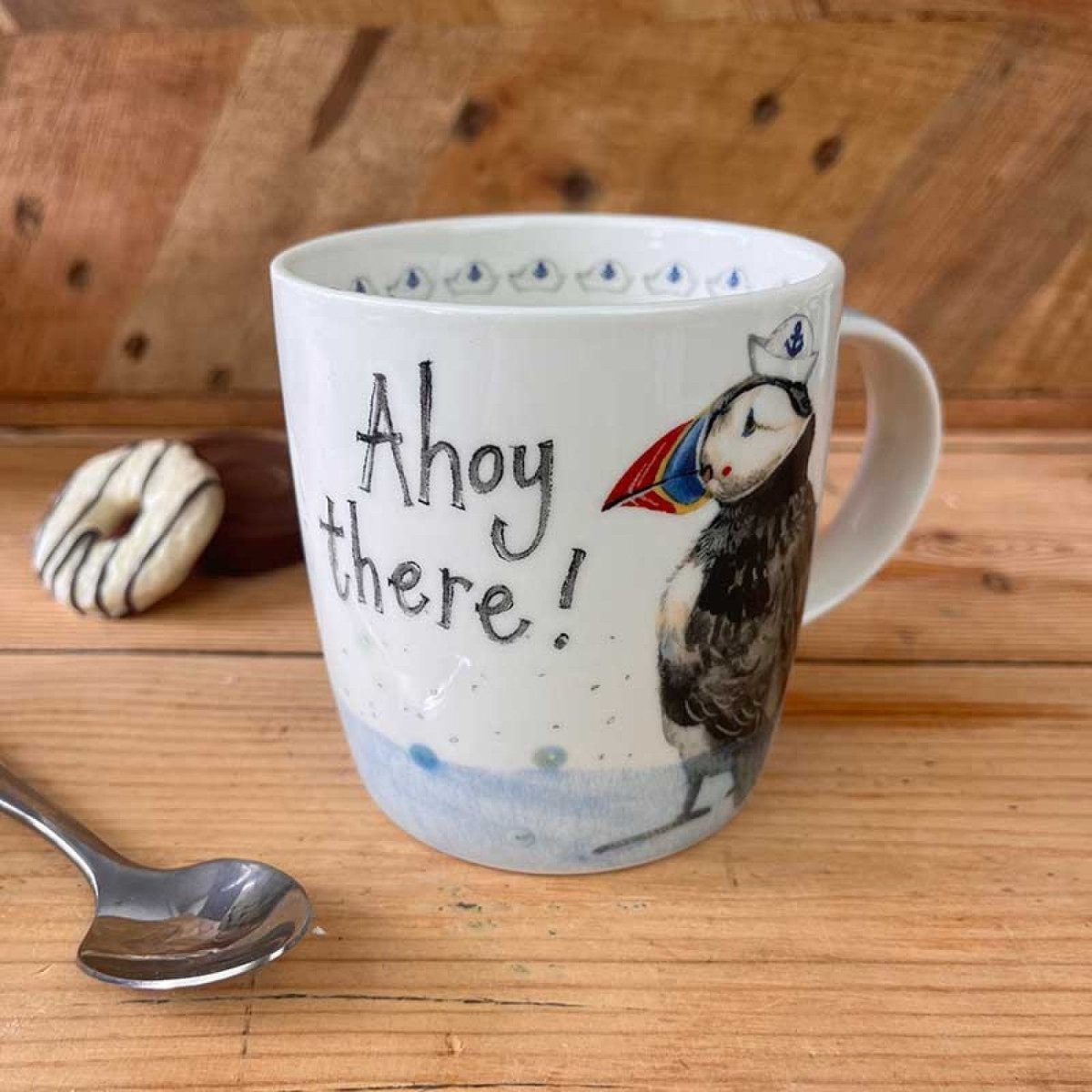 Ahoy There Puffin Mug - RUTHERFORD & Co