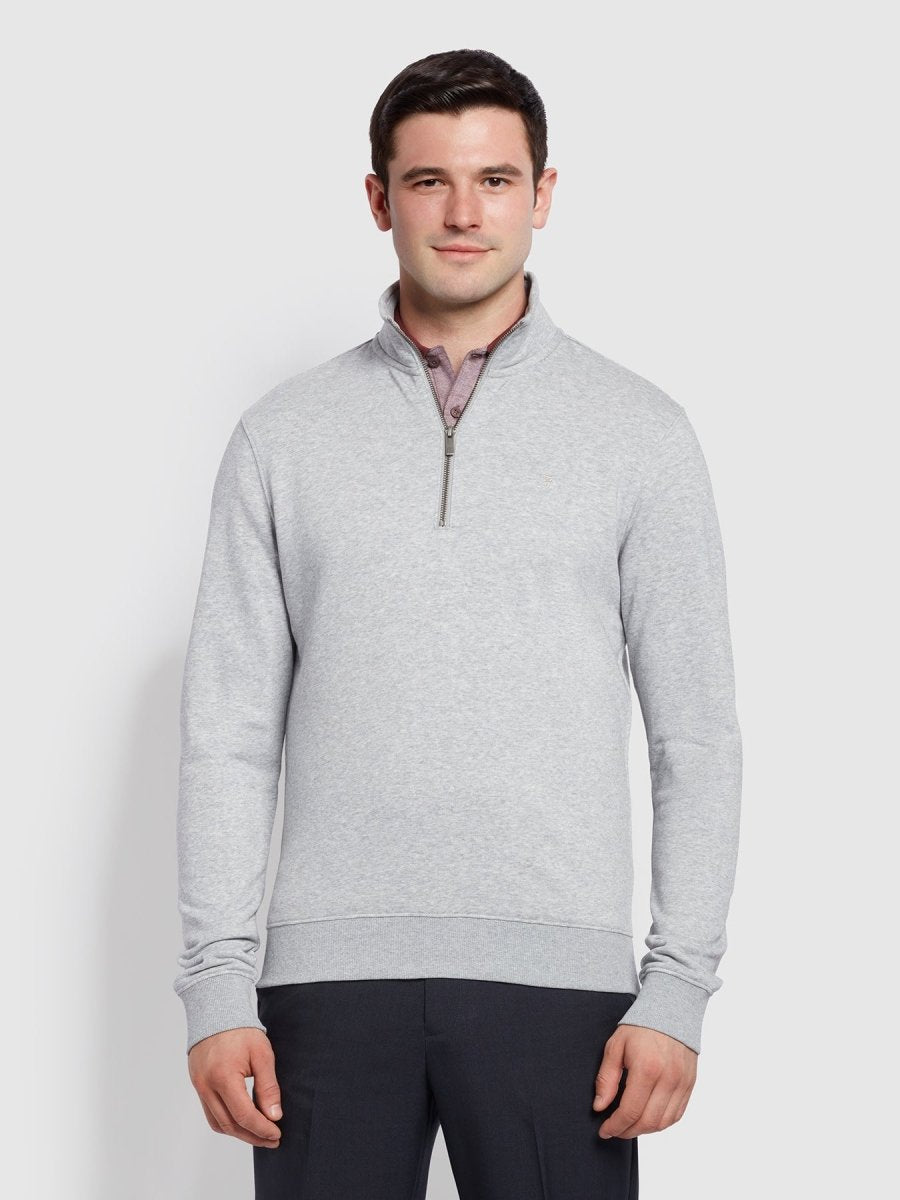 Aintree Modern Fit Quarter Zip Sweater - RUTHERFORD & Co