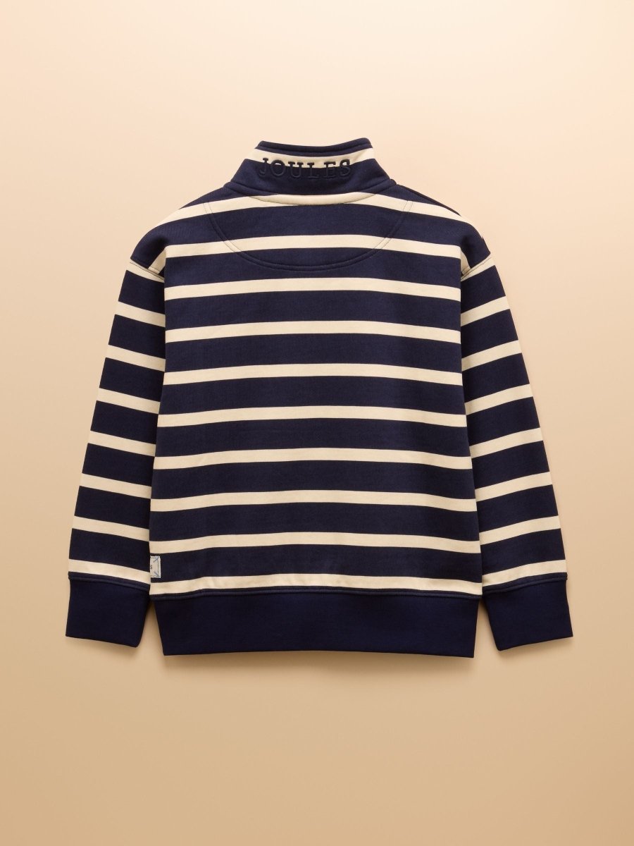 Alfie Navy Quarter Zip Sweatshirt - RUTHERFORD & Co
